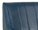 Vintage Blue Lounge Chair Wolfe by Matho Sun, view 5