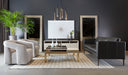 Champagne Gold Cream Storage Cabinet Ambrose Modular by Matho Sun, view 7