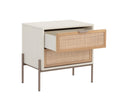 Champagne Gold Cream/Natural Nightstand Avida by Matho Sun, view 3