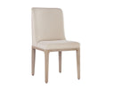 Light Oak Mainz Cream Dining Chair Elisa by Matho Sun