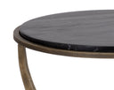 Black Marble End Table Alicent by Matho Sun, view 6