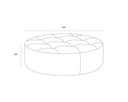 Camel Leather Ottoman Nilda by Matho Sun, view 8