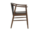 Onyx Leather Dining Armchair Aran by Matho Sun, view 3