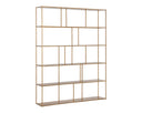 Extra Large Antique Brass Bookcase Eiffel by Matho Sun, view 2