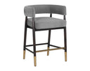 Antonio Charcoal Counter Stool Callem by Matho Sun