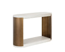 White Console Table Cavette by Matho Sun, view 2