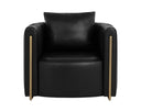 Cantina Black Lounge Chair Alix by Matho Sun, view 2