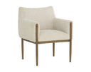 Santa Cruz Oatmeal Dining Armchair Olea by Matho Sun