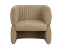 Sahara Sand Leather Lounge Chair Tryor by Matho Sun, view 2