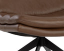 Missouri Mahogany Leather Lounge Chair Keller Swivel by Matho Sun, view 6
