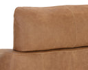 Camel Leather Lounge Chair Paget Glider by Matho Sun, view 8