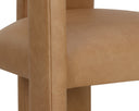 Ludlow Sesame Leather Lounge Chair Cobourg by Matho Sun, view 5