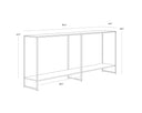 Antique Brass Console Table Eiffel by Matho Sun, view 5