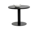 Round Black 36" Bistro Table Merano by Matho Sun