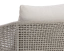 Drift Brown Palazzo Cream Dining Armchair Capri by Matho Sun, view 7