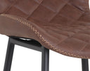 Antique Brown Barstools set of 2 Lyla by Matho Sun, view 5