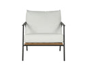 Stinson White Armchair Milan by Matho Sun, view 4