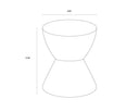 White End Table Logan by Matho Sun, view 4