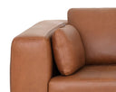 Behike Saddle Leather Sofa Burr by Matho Sun, view 6