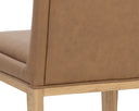 Milliken Cognac Dining Chairs set of 2 Kalla by Matho Sun, view 7