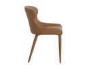 Milliken Cognac Dining Chairs set of 2 Evora by Matho Sun, view 3