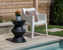 Black End Table Union by Matho Sun, view 2