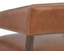Shalimar Tobacco Leather Lounge Chair Carlyle by Matho Sun, view 8