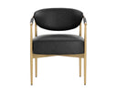 Bravo Black Dining Armchair Heloise by Matho Sun, view 2
