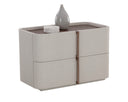 Large Cream Nightstand Jamille by Matho Sun, view 2