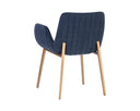 Belfast Navy Dining Armchair Lucano by Matho Sun, view 4