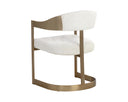 Rhea Light Barley Dining Armchair Beaumont by Matho Sun, view 4