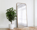 Brass Floor Mirror Calabasas by Matho Sun, view 4