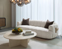 Warm Brown Dove Cream Sofa Tadeo by Matho Sun, view 4