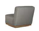 Palazzo Taupe Lounge Chair Carbonia Swivel by Matho Sun, view 4