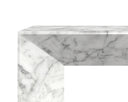 Marble Look White Bench Nomad by Matho Sun, view 5