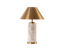 Caramel Cream Marble Table Lamp Cilla by Matho Sun