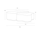 Boise Nesting (Set Of 2) Coffee Table by Matho Sun, view 4