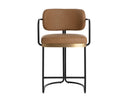 Milliken Cognac Counter Stool Jalen by Matho Sun, view 2