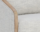 Merino Cotton Lounge Chair Tasia Swivel by Matho Sun, view 8