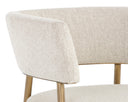 Dove Cream Lounge Chair Maestro by Matho Sun, view 7