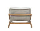Natural Stinson White Lounge Chair Bari by Matho Sun, view 5