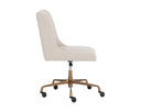 Beige Linen Office Chair Halden by Matho Sun, view 6