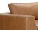 Dark Brown Tuscany Cognac Leather Sofa Anakin by Matho Sun, view 5