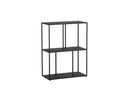 Small Black Bookcase Eiffel Low by Matho Sun, view 2