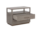 Grey Nightstand Danette by Matho Sun, view 3