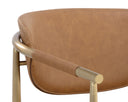 Milliken Cognac Lounge Chair Heloise by Matho Sun, view 7
