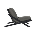 Charcoal Gracebay Grey Lounge Chair Bari by Matho Sun, view 3