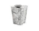 Small Marble Look End Table Ava by Matho Sun