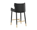 Dillon Stratus / Dillon Black Counter Stool Gianni by Matho Sun, view 3