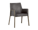 Kendall Grey Dining Armchair Bernadette by Matho Sun